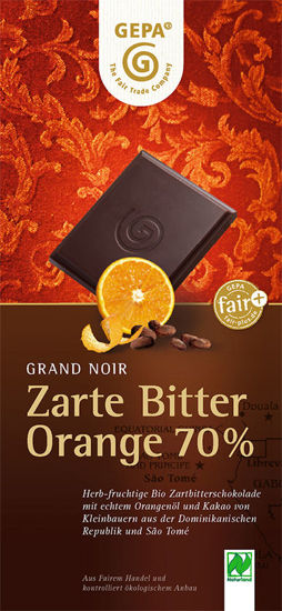 Bild von Zarte Bitter Orange 70% Bio