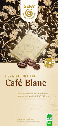 Bild von Bio Schokolade Café Blanc