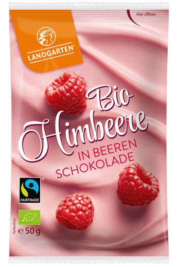 Bild von Bio Himbeere in Beeren-Schokolade