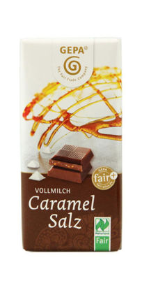 Bild von Bio Schokolade Caramel Salz