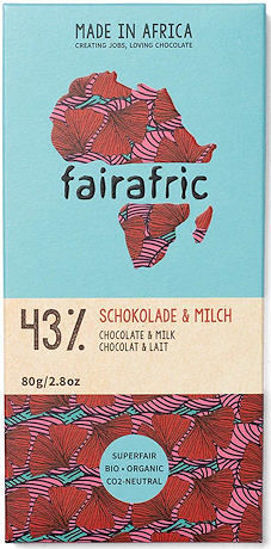 Bild von fairafric 43% Bio-Milchschokolade