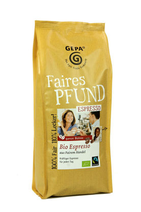 Bild von Faires Pfund Bio Espresso 500g, Bohne