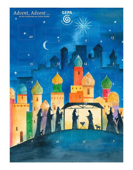Bild von Adventskalender aus Bio-Vollmilchschokolade