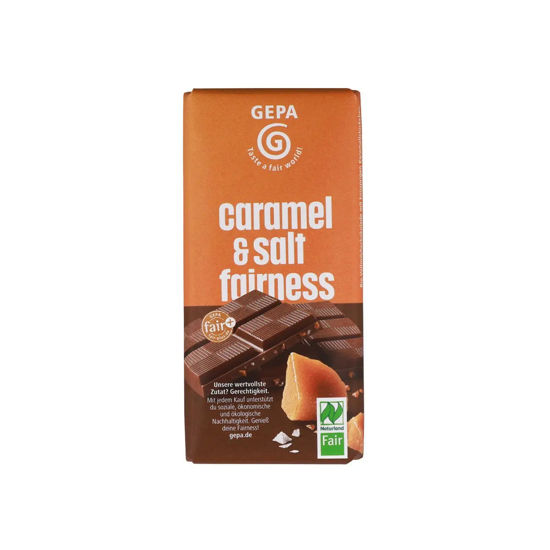 Bild von Bio Schokolade 'Caramel & Salt Fairness'