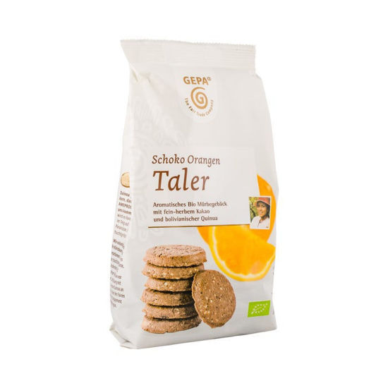 Bild von Bio Schoko Orangen Taler