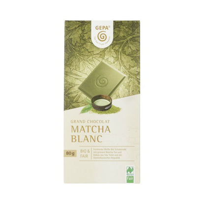 Bild von Bio Schokolade Matcha Blanc