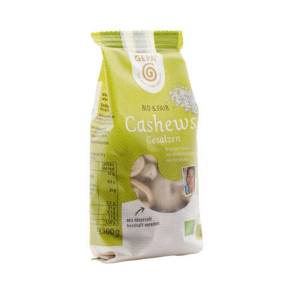 Bild von Bio-Cashews gesalzen