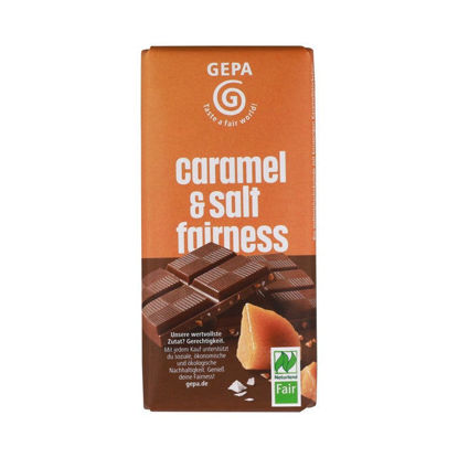 Bild von Bio Schokolade 'Caramel & Salt Fairness'