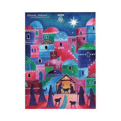Bild von Adventskalender aus Bio-Vollmilchschokolade