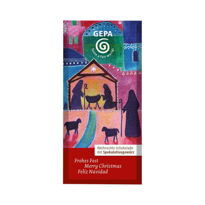 Bild von Bio Weihnachtsschokolade mit Spekulatiusgewürz